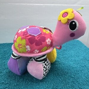 Infantino Baby Girl Pink Turtle Rattle Stroller/ Toy